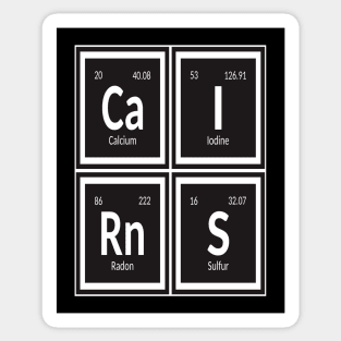 Cairns City Table of Elements Sticker